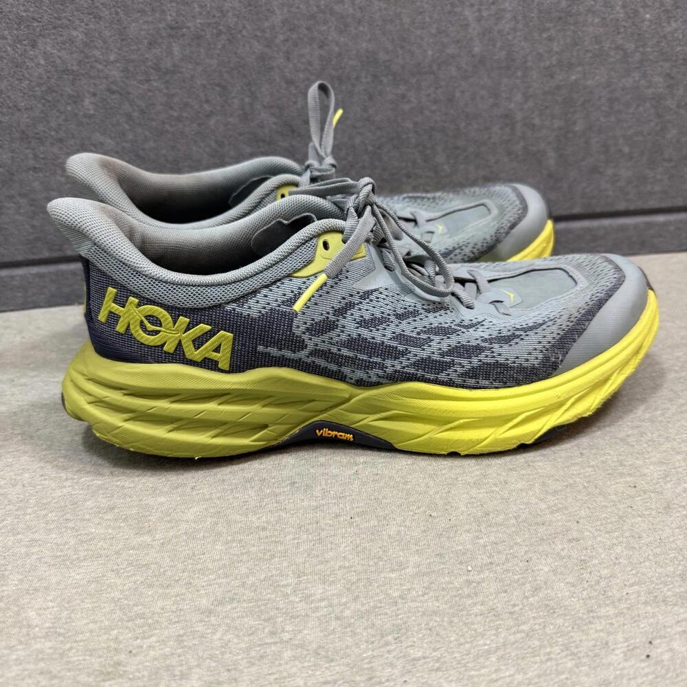 Hoka One One Speedgoat 5 Men Sz 8.5 (D) Blue Running Shoes Sneaker 1123159SBDCT - Picture 3 of 10